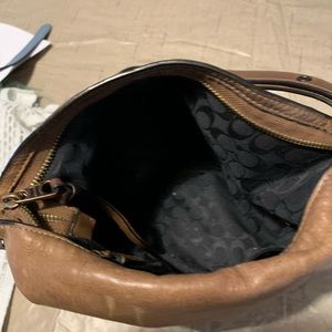 Used Leather Coach bag